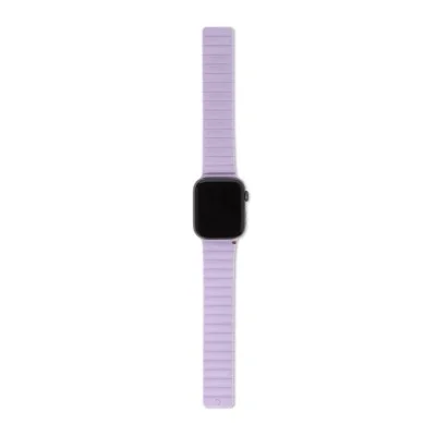 Decoded Apple Watch 49/45/44/42 mm  Series 1-8/SE/Ultra Silicone Magnet Traction Strap Lite _ Purple